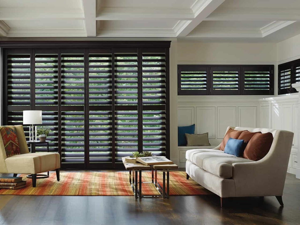Shutters in a living room letting in light near Marco Island, Florida(FL)